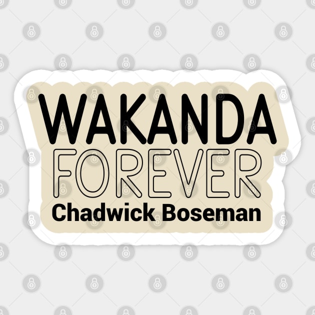 Wakanda Forever, R.I.P Chadwick Boseman Sticker by Redmart